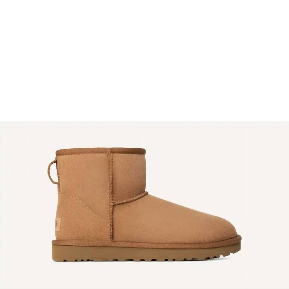 NEW UGG women's classic mini ii boot in chesnut